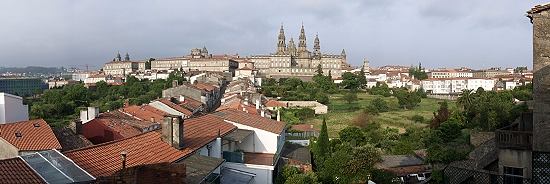 Panorama of Santiago de Compostela