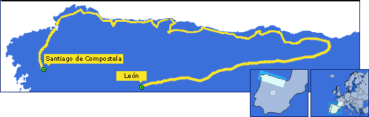 Transcantrabico route map